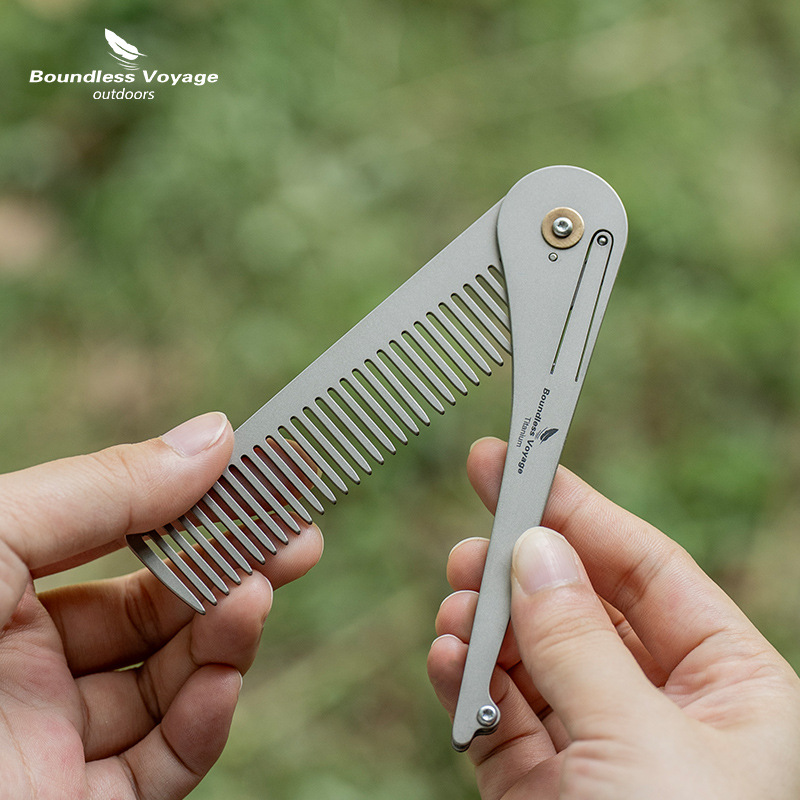 Pure Titanium Foldable Hair Co - Comb Pocket Titanium ulasan dan harga