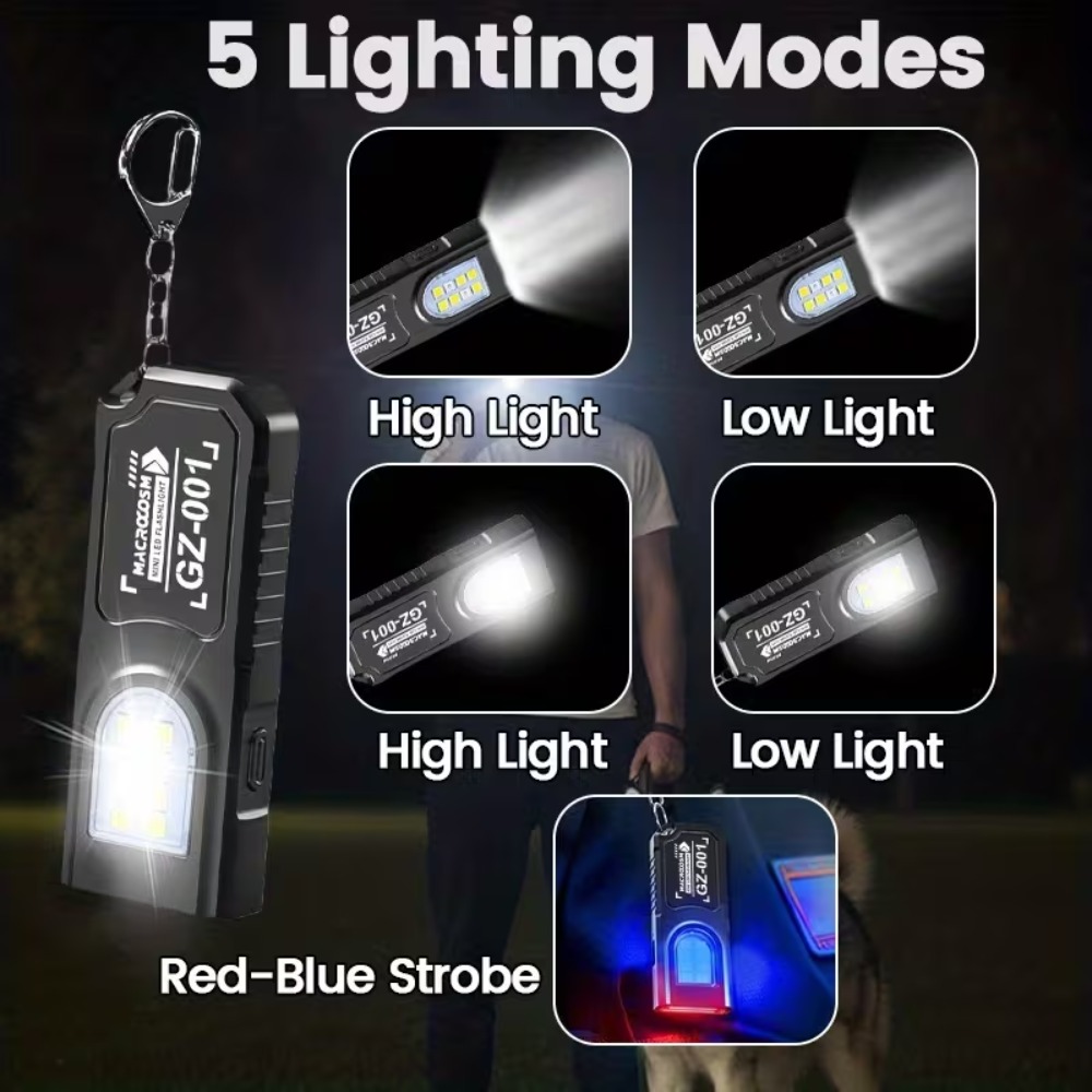 Mini COB LED Keychain Flashlig - Keychain Flashlight ulasan dan harga